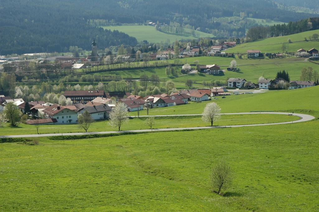 Wellness Ferienwohnungen Zellertalblick Drachselsried Exteriör bild